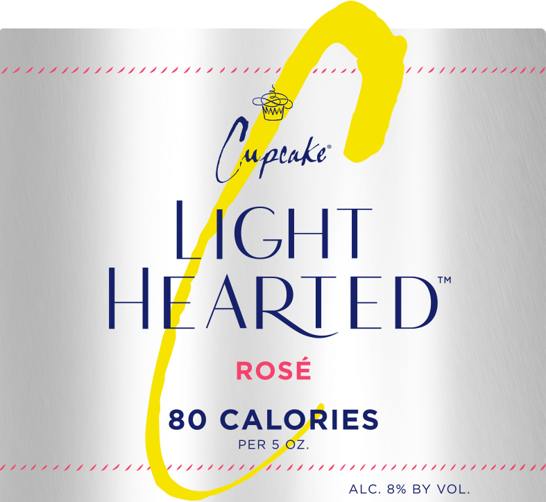 Cupcake LightHearted Rosé, California
