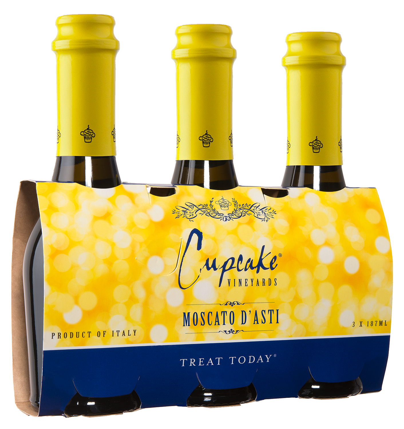 Cupcake Moscato d'Asti, Piedmont 187ML (Pack of 3)