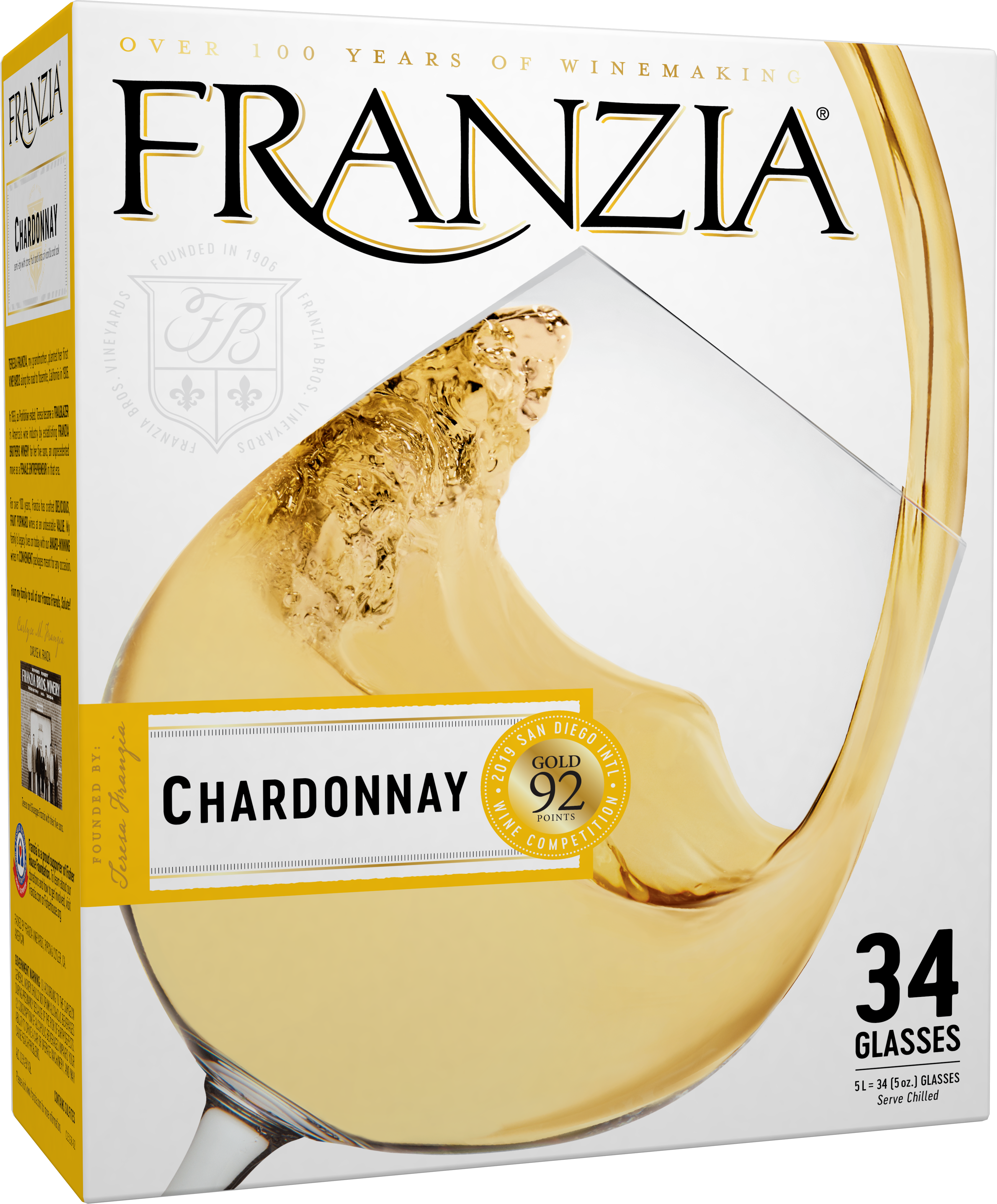 Franzia Chardonnay 5.0L