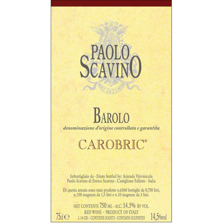 Paolo Scavino Barolo Carobric DOCG