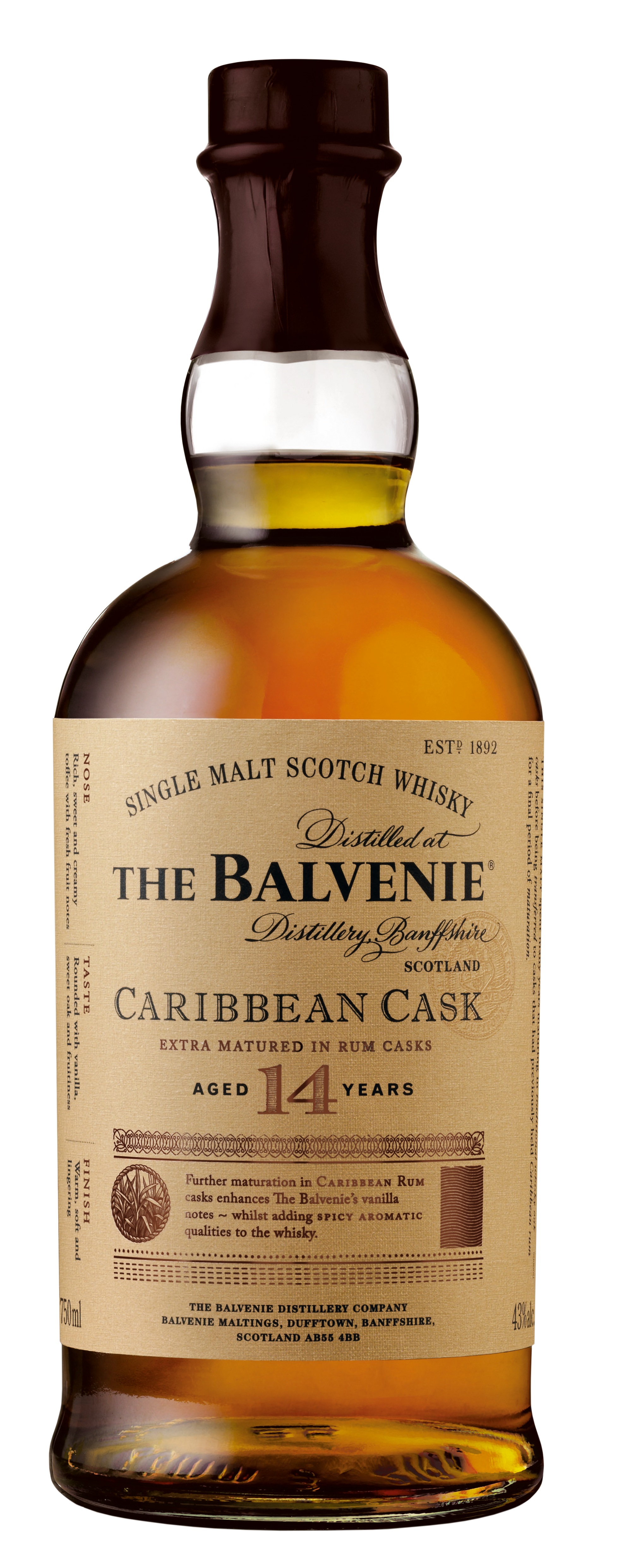 BALVENIE CARIBBEAN CASK-14 YR BALVENIE CARIBBEAN CASK-14 YR