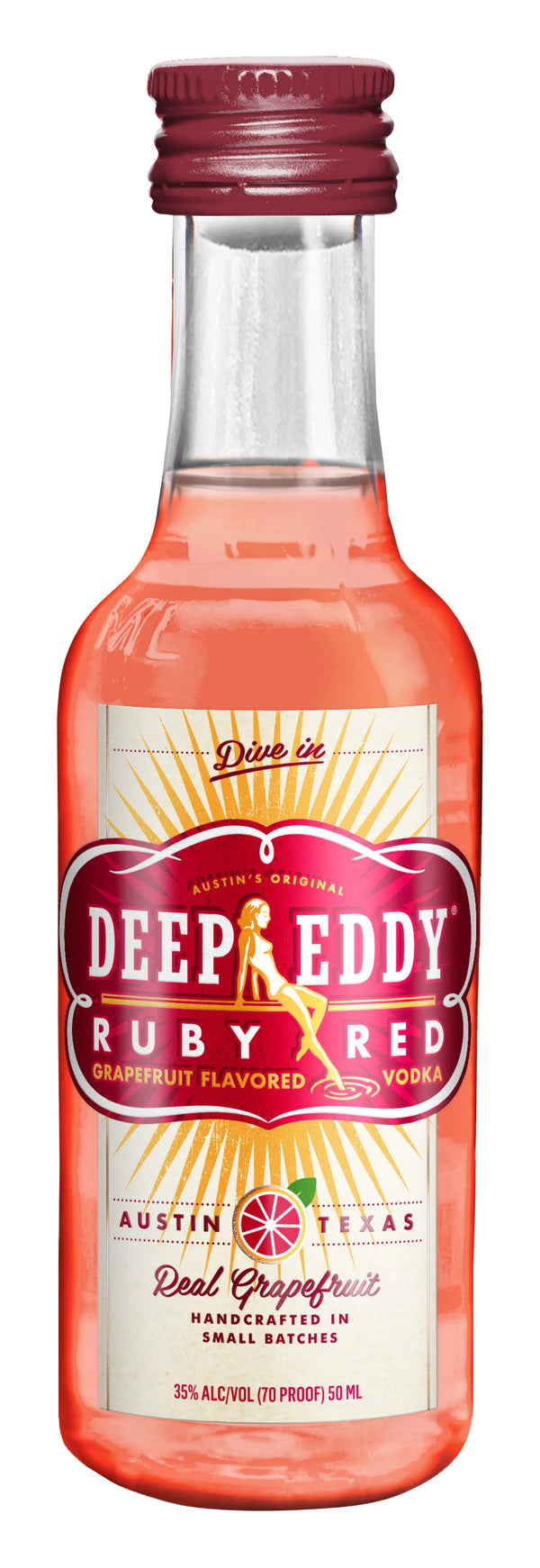 DEEP EDDY RUBY RED PL 50ML SLEEVE (10 BOTTLES)
