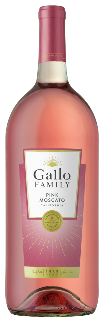 Gallo Family Vineyards Pink Moscato 1.5L (Pack of 6)