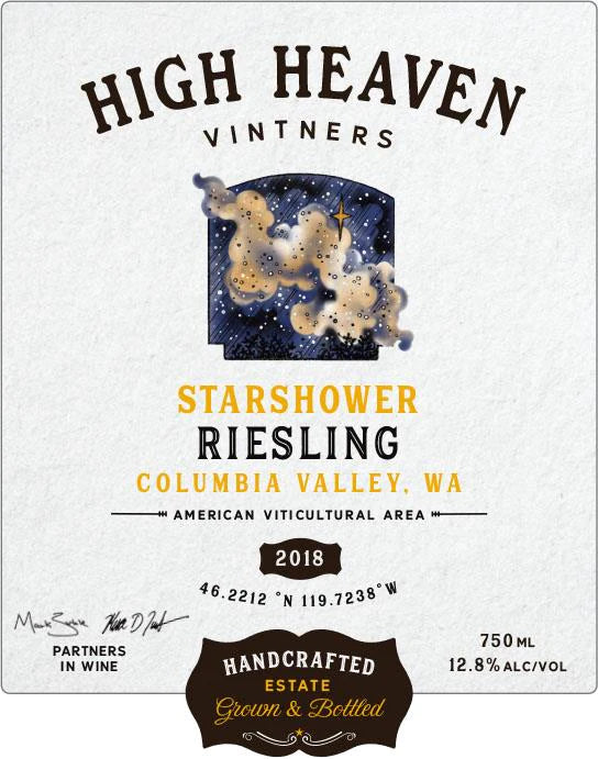 High Heaven Vin Starshower Riesling