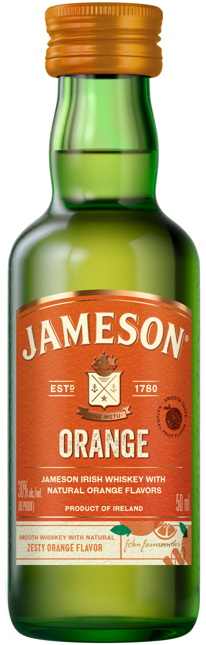 JAMESON ORANGE 50ML SLEEVE (12 BOTTLES)