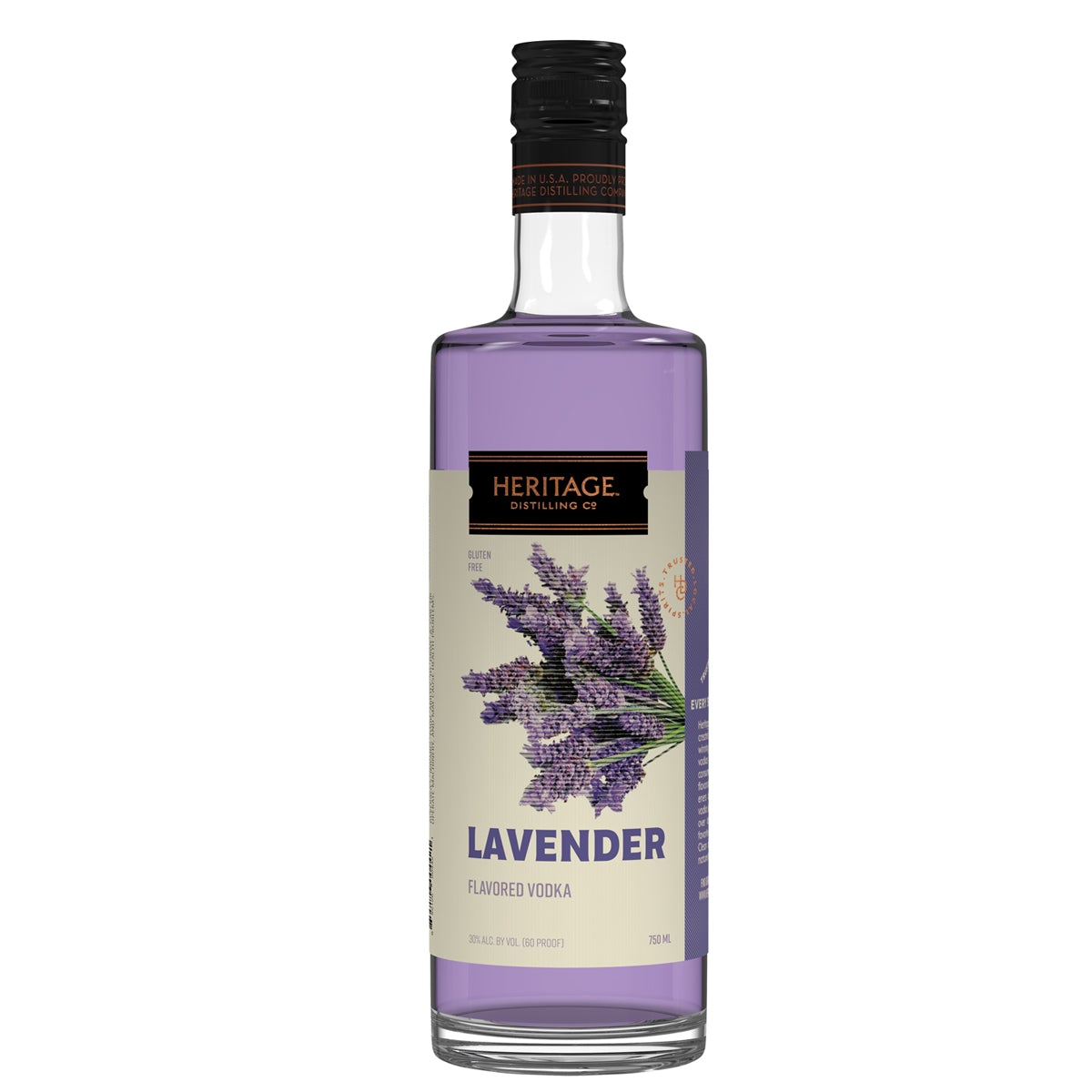 HERITAGE LAVENDER VODKA - BeverageWarehouse