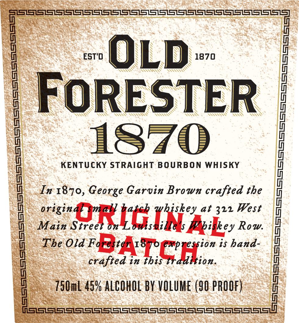 OLD FORESTER 1870