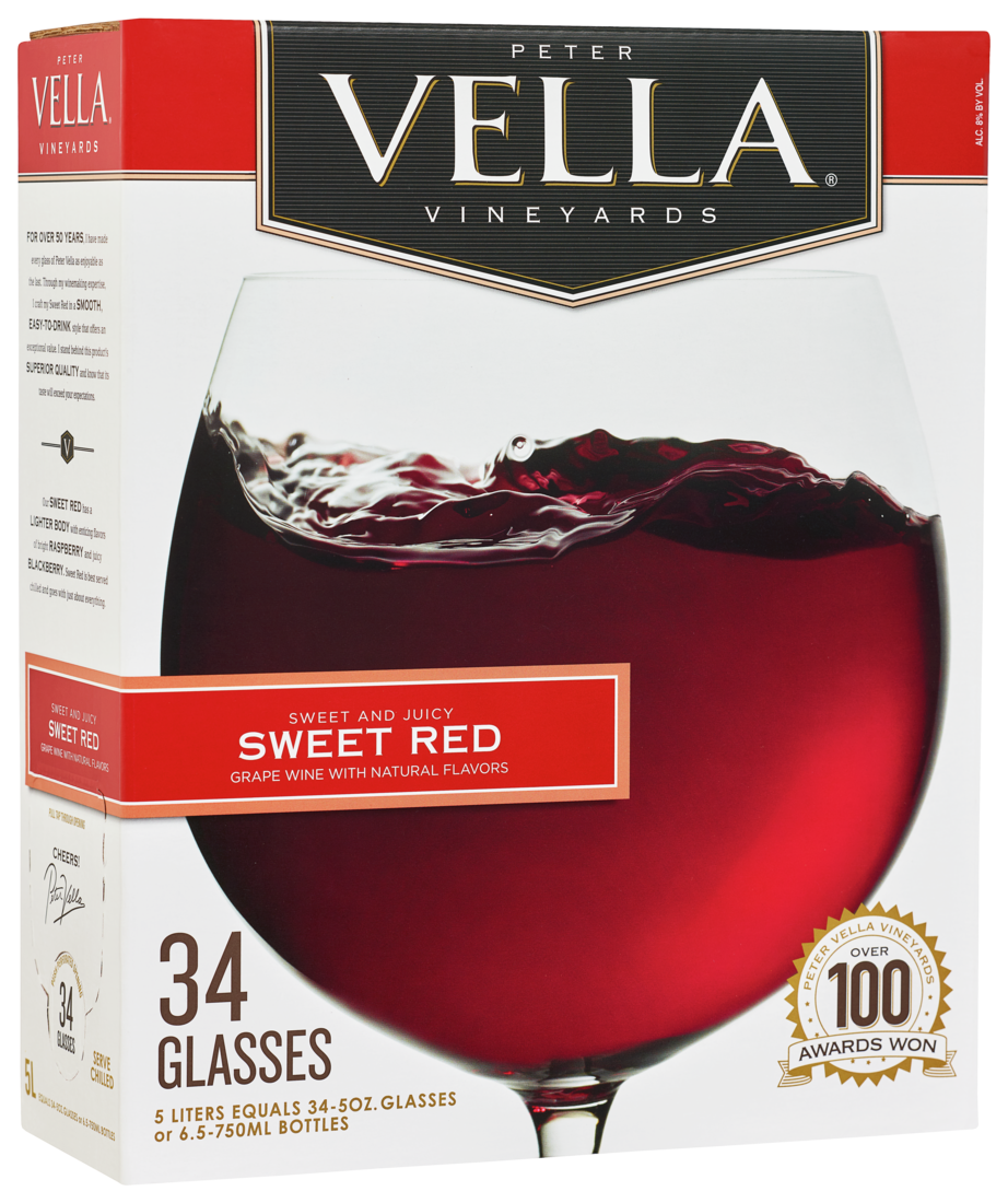 Peter Vella Sweet Red, California 5.0L