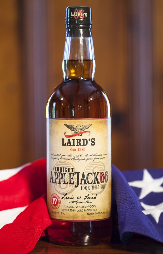 LAIRD'S STRAIGHT APPLEJACK 86 Brandy BeverageWarehouse