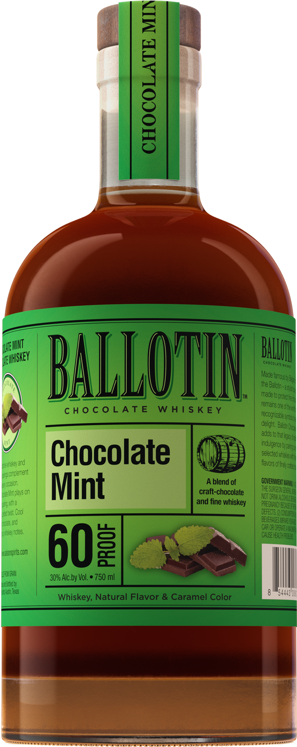 BALLOTIN CHOCOLATE MINT WHSKY Flavored Whiskey BeverageWarehouse