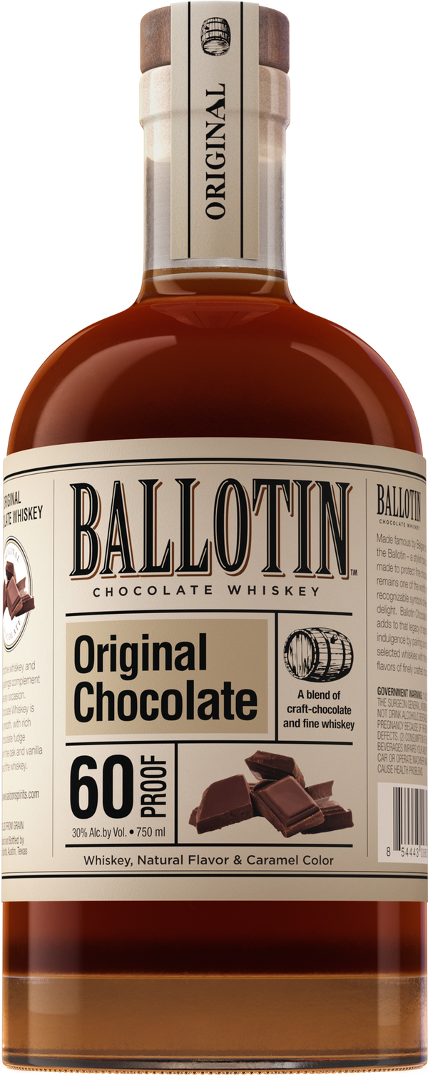 BALLOTIN ORIGINAL CHOCOLATE Flavored Whiskey BeverageWarehouse