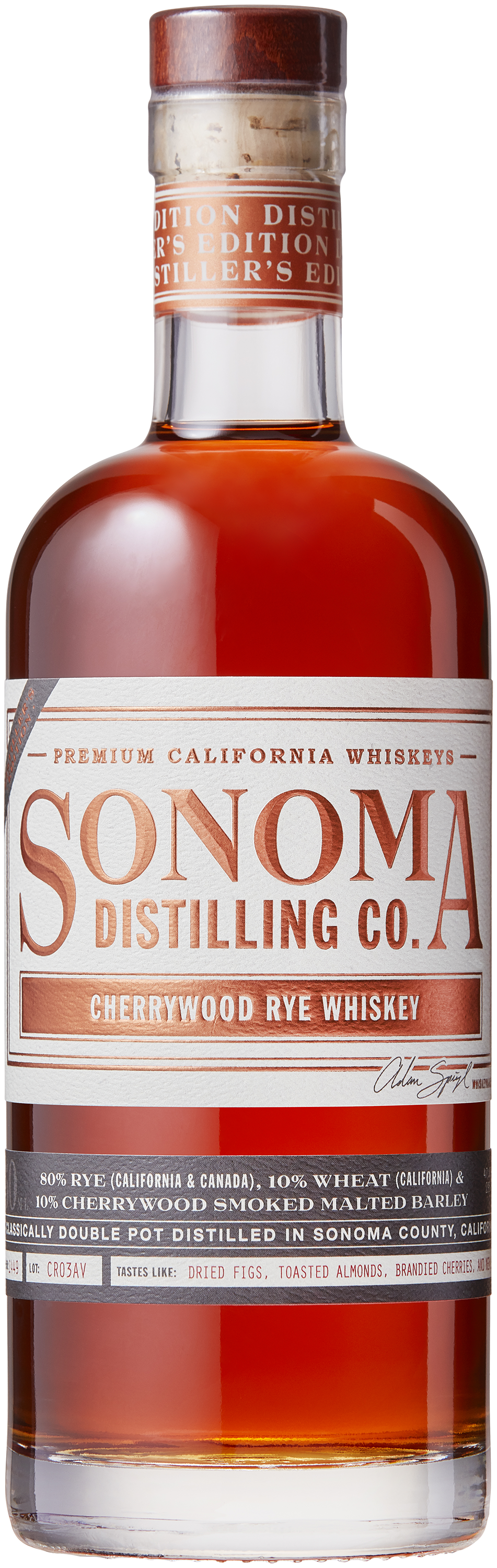 SONOMA DISTILLING CHRYWOOD RYE