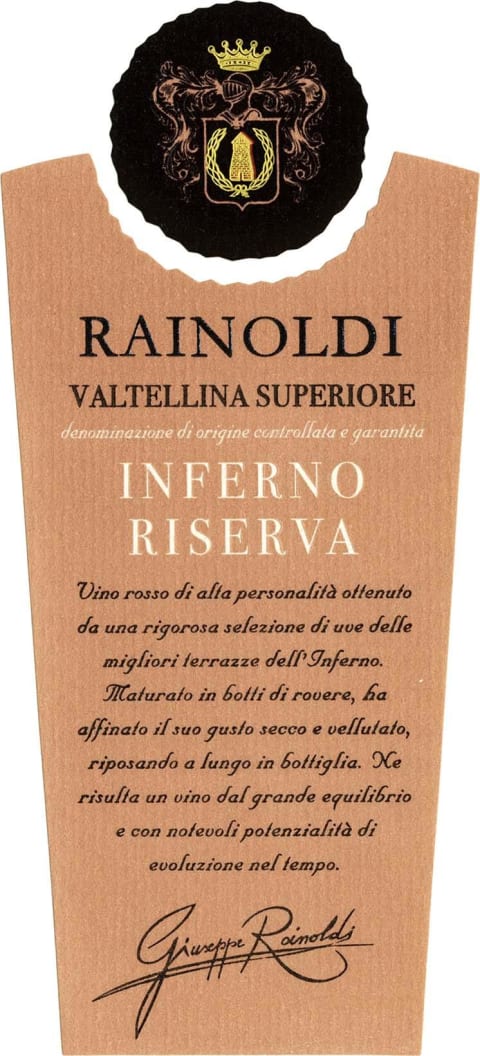 Rainoldi Valtelina Inferno Reserrva