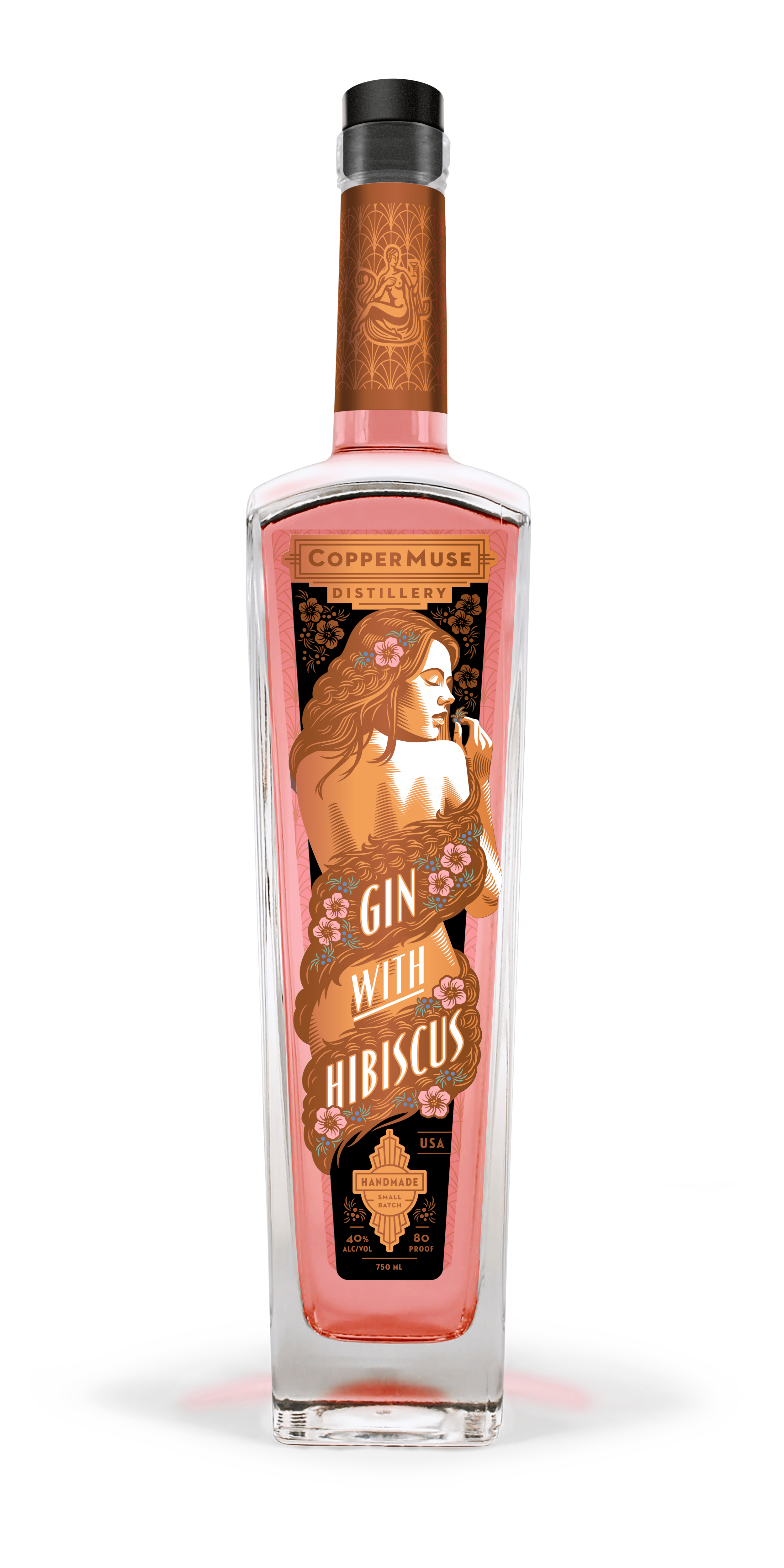 COPPERMUSE GIN WITH HIBISCUS