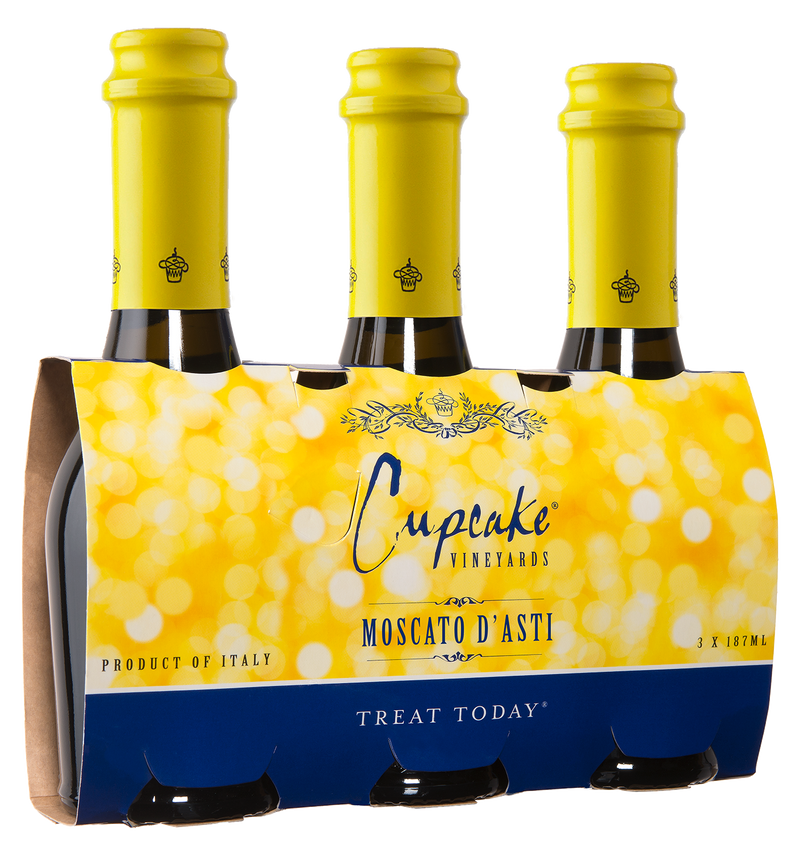 Cupcake Moscato d Asti Piedmont 187ML Pack of 3 BeverageWarehouse