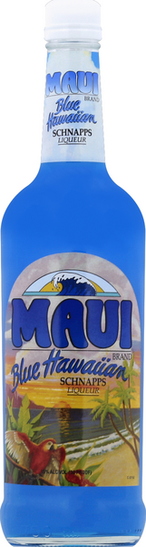 MAUI BLUE HAWAIIAN SCHNAPPS Schnapps BeverageWarehouse