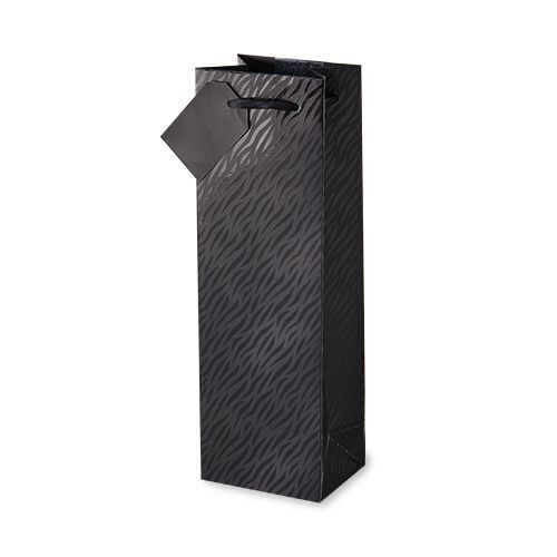 Black Zebra Single Bottle Wine Bag – BeverageWarehouse