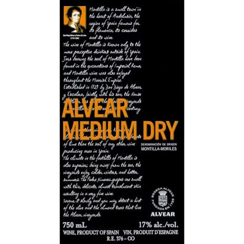 Alvear Medium Dry NV JD