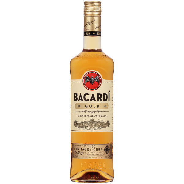 Bacardi ピンバッジ ゴールド メタル製 BACARDI GOLD (P R)