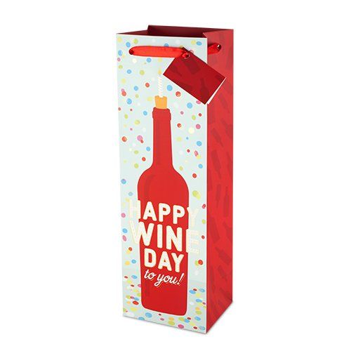 Happy Wine Day To You Wine Bag by Cakewalk