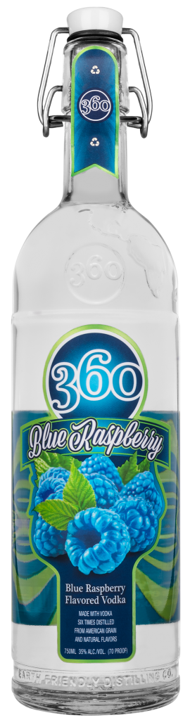 360 BLUE RASPBERRY VODKA Vodka BeverageWarehouse