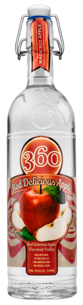 360 RED DELICIOUS APPLE Vodka BeverageWarehouse