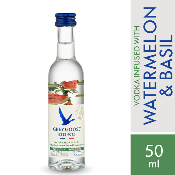 GREY GOOSE WATERMELON & BASIL 50ML SLEEVE (12 BOTTLES)