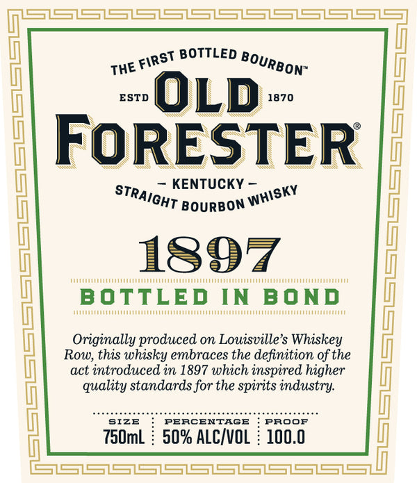 OLD FORESTER 1897