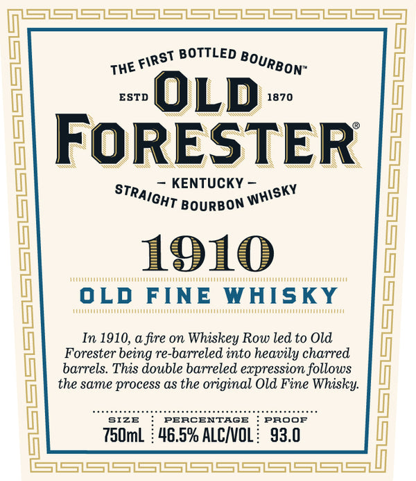 OLD FORESTER 1910