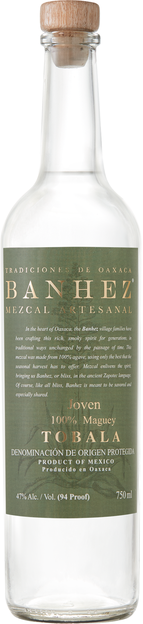 BANHEZ MEZCAL JOVEN TOBALA Mezcal BeverageWarehouse