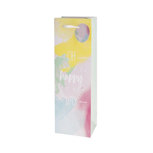 Oh Happy Day Single-Bottle Wine Bag by Cakewalk