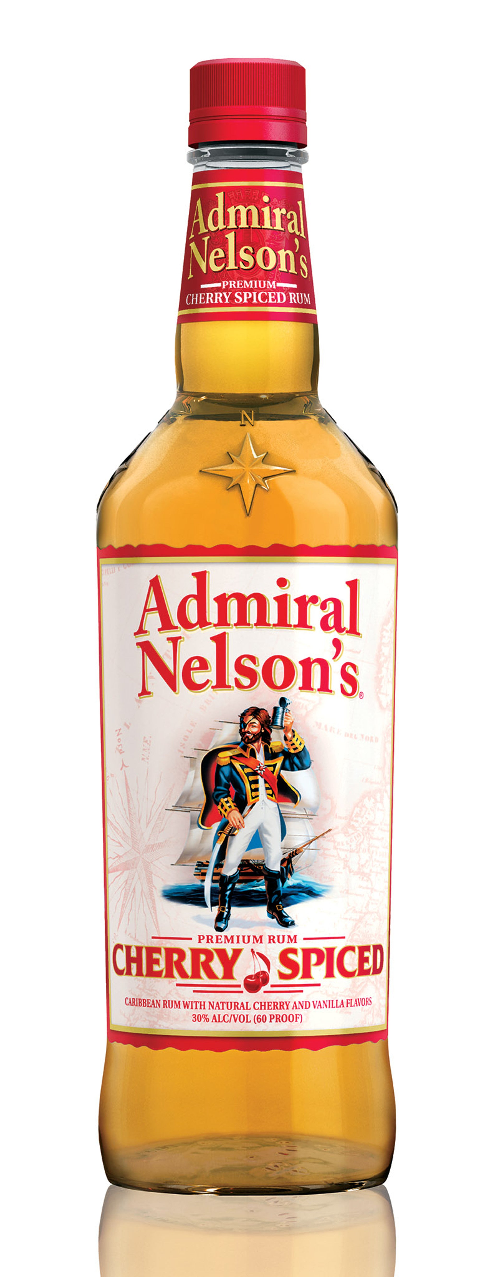 Marvel マルベル Fragrant　Check　Onepiece Admiral Nelson's Cherry Spiced Rum, 750 ml - Foods Co.