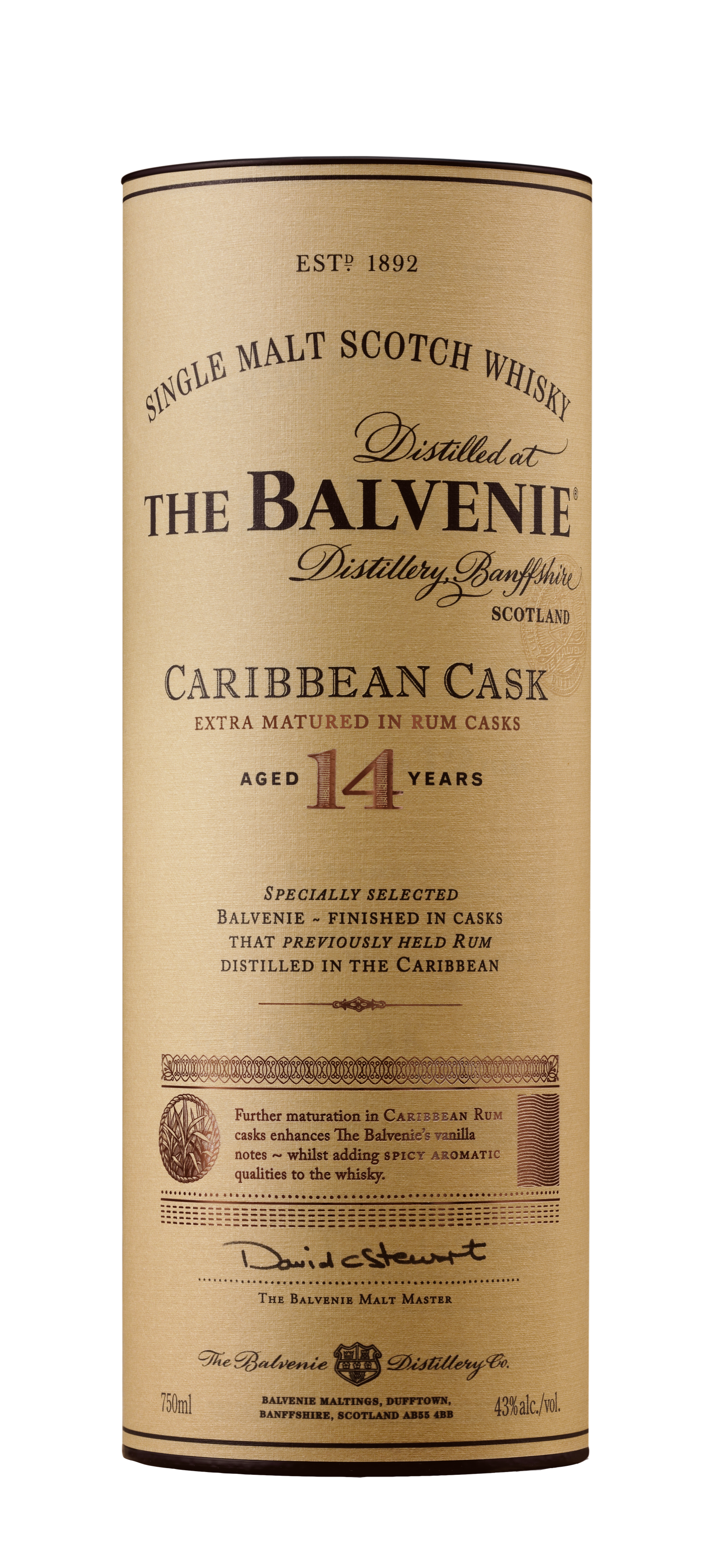 BALVENIE_750ML_14_YEAR_PACK_ON BALVENIE_750ML_14_YEAR_PACK_ON