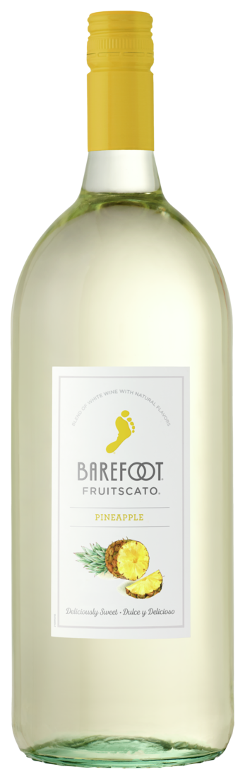 Barefoot Fruitscato Moscato/Pineapple, California 1.5L (Pack of 6)