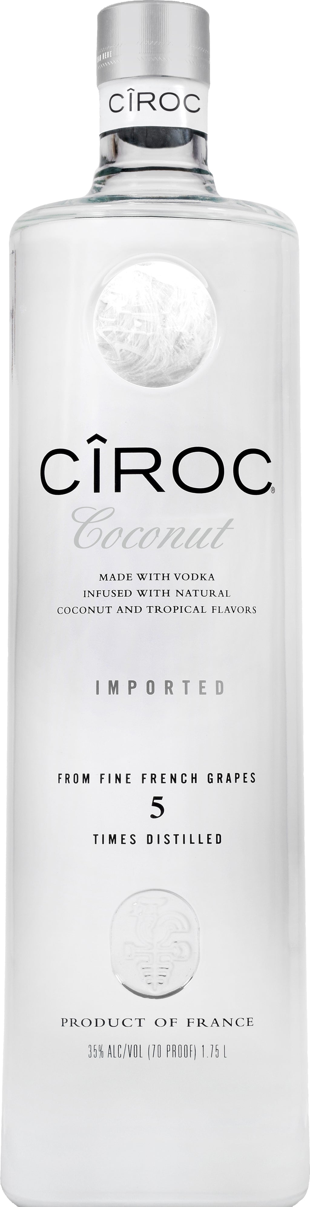 Empty Ciroc Pineapple Vodka 375mL Bottle