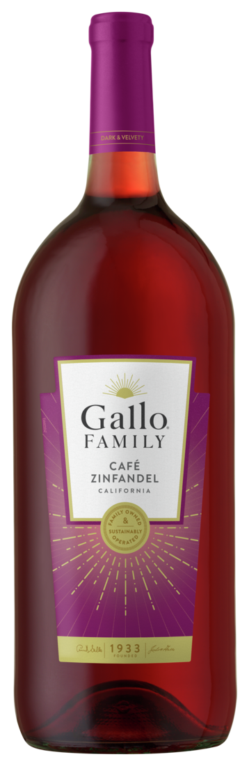 Gallo Family Vineyards Cafe Zinfandel 1.5L (Pack of 6)