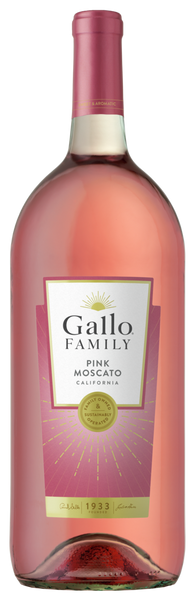 Gallo Family Vineyards Pink Moscato 1.5L Pack of 6 BeverageWarehouse