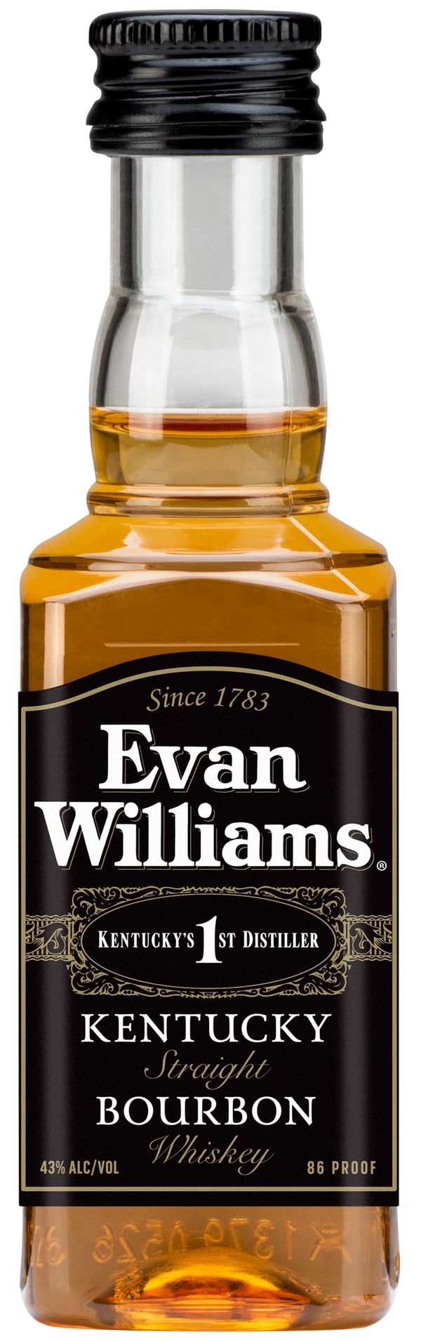 EVAN WILLIAMS BLACK LABEL PL 50ML SLEEVE (15 BOTTLES)
