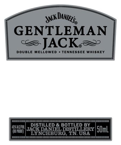 GENTLEMAN JACK 50ML SLEEVE (12 BOTTLES) – BeverageWarehouse