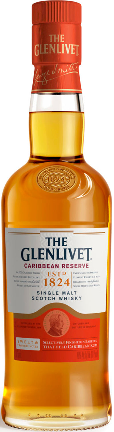 THE GLENLIVET CARIBBEAN RESERV 375ML