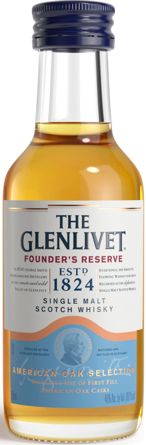 GLENLIVET FOUNDER'S RESERVE 50ML SLEEVE (12 BOTTLES)