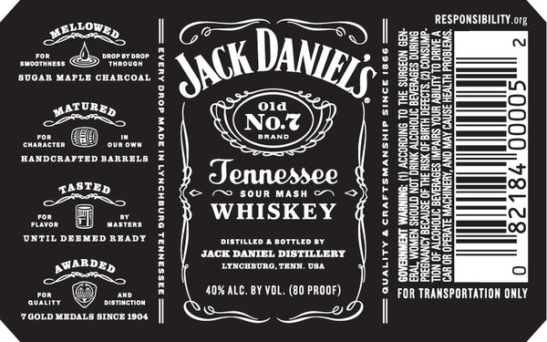 J DANIELS OLD 7 BLACK (TN) 50ML