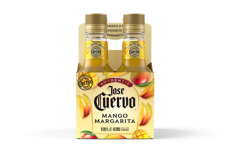 Jose Cuervo Mango Margarita 200ml (4 Pack)