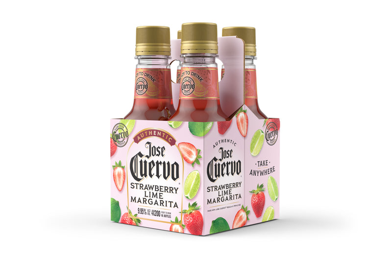Jose Cuervo Strawberry Lime Margarita 200ml (4 Pack)