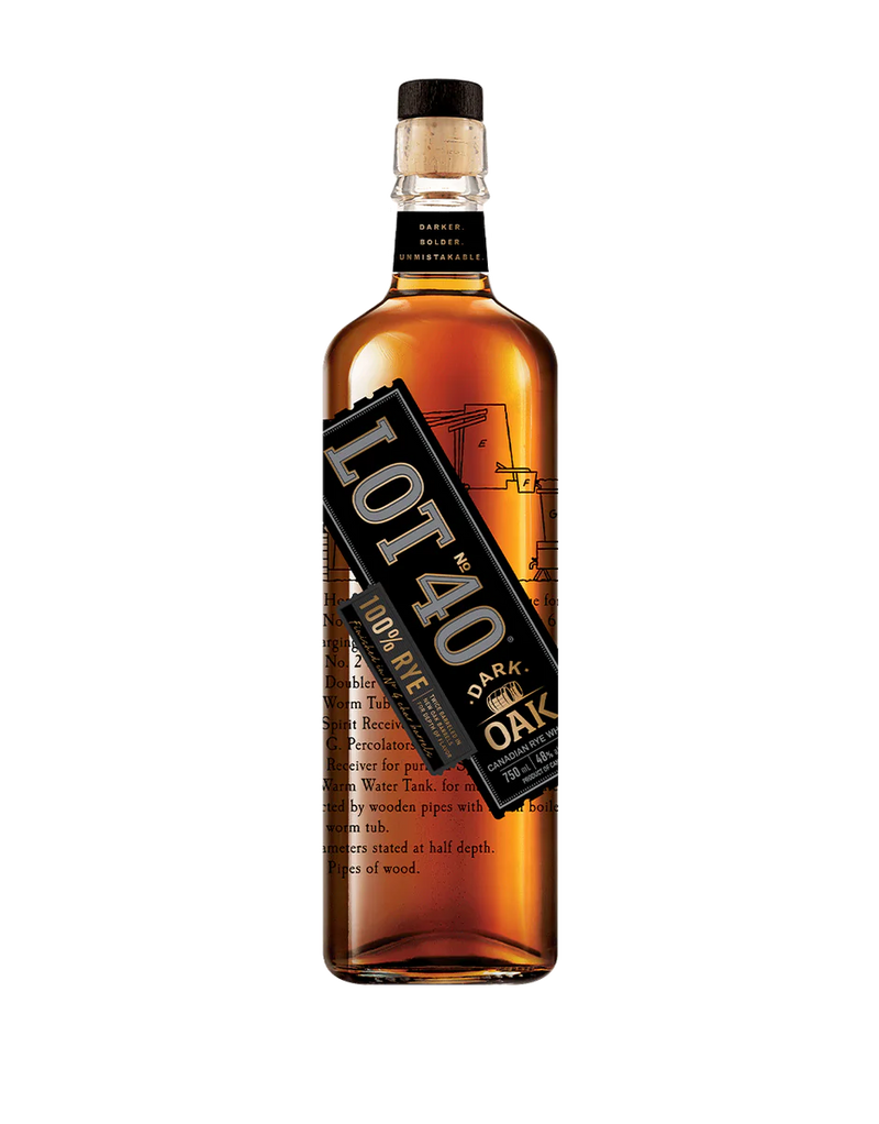 LOT 40 DARK OAK CAN RYE WHISKY