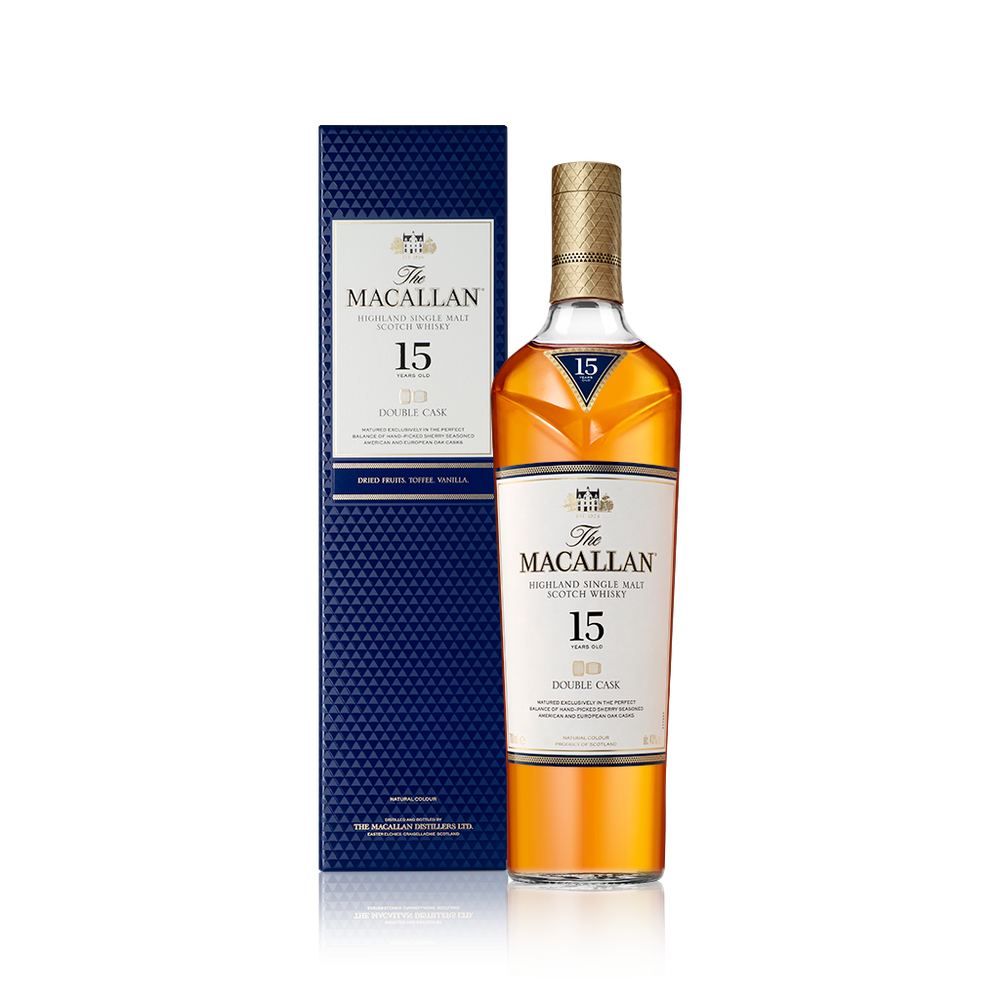 The Macallan 15 ダブルカスク 700ml   2本 MACALLAN DOUBLE CASK-15YR – BeverageWarehouse