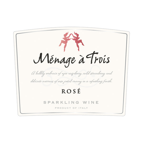 Menage a Trois Sparkling Rose, Italy