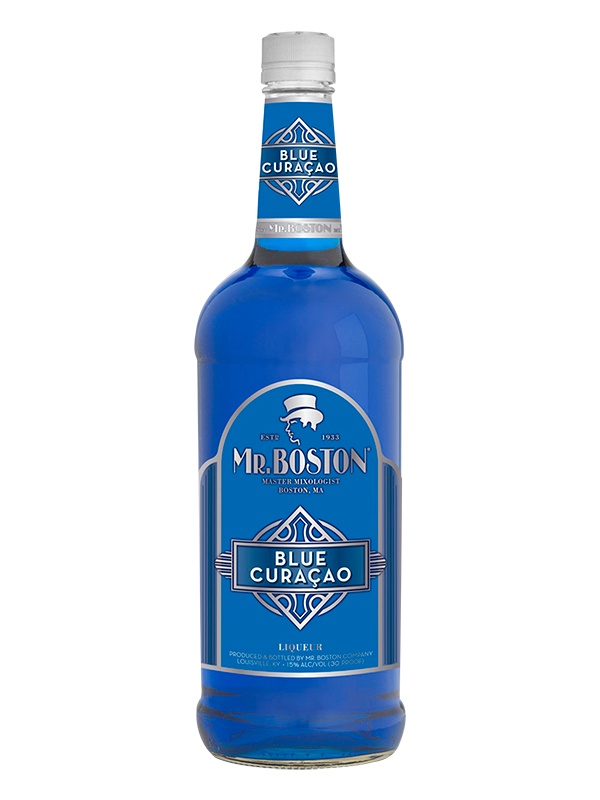 Mr Boston Blue Curacao Schnapps BeverageWarehouse
