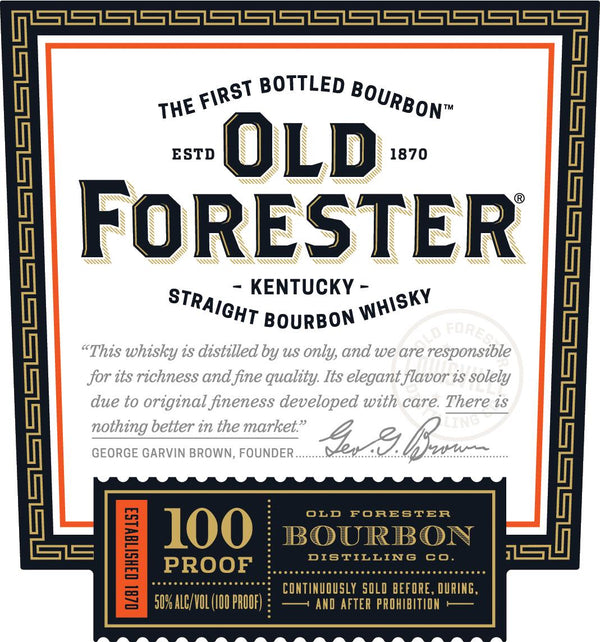 OLD FORESTER 100