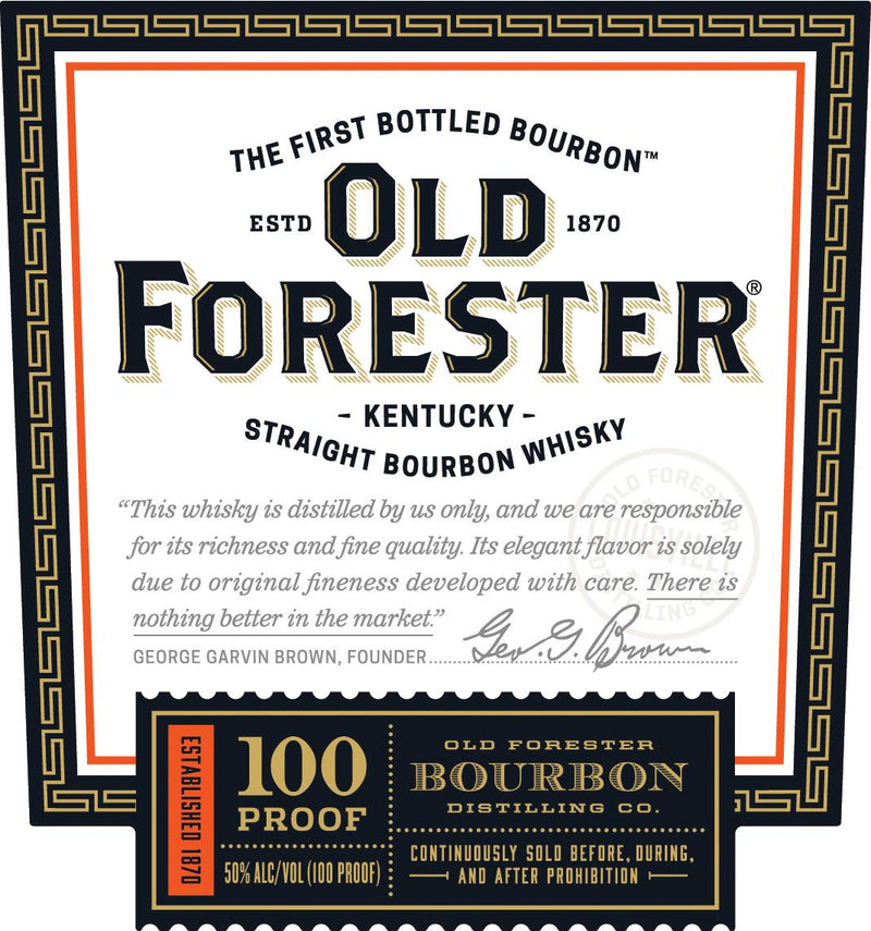 OLD FORESTER 100